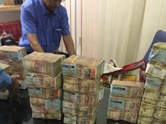 What 3 Crores Looks Like in Cash. Found in Raids Against Rajasthan Officials