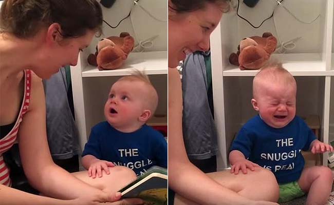 वायरल: आखिर यह बच्चा इतना क्यों रो रहा है? देखेंगे तो कहेंगे- वाह जी!