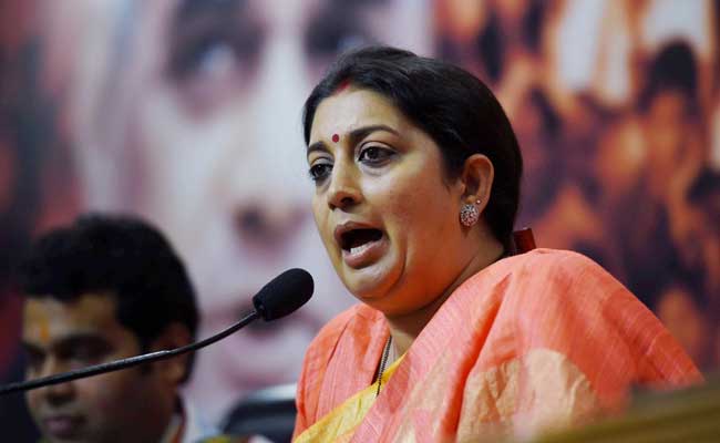 Smriti Irani Asks IITians to Utilise 'Start Up & Stand Up' Scheme