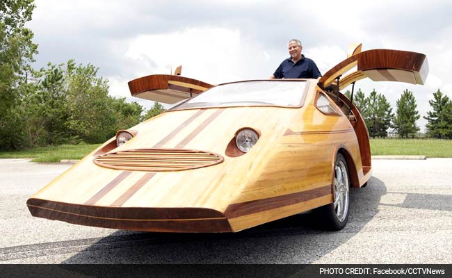 This Fully Functioning Car is Made Entirely Out of Wood