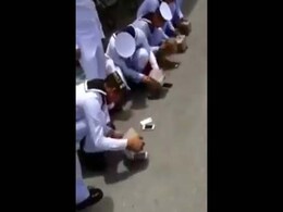 Viral Now: Thai Navy Trainees Made to Crush their Phones as Punishment Viral Now: Thai Navy Trainees Made to Crush their Phones as Punishment