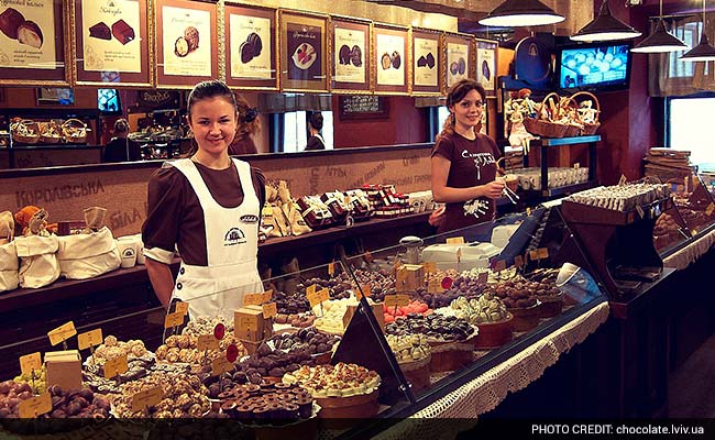 Ukrainian Chocolate Cafe Melts Pro-Russian Rebel Hearts