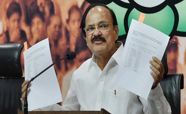 Bihar Assembly Elections: Venkaiah Naidu Urges Voters to Elect BJP
