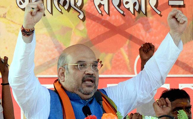 BJP Chief Amit Shah Booked for 'Chara Chor' Barb Against Lalu Prasad