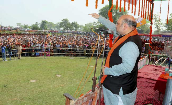 10 Injured After Wall Collapses at Amit Shah Rally Venue in Bihar