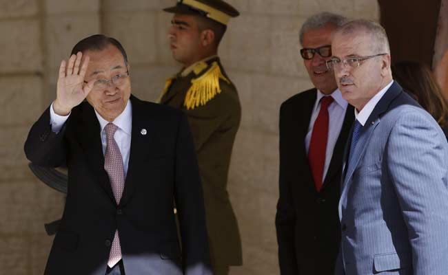 United Nations Chief Ban Ki-moon Calls for Direct Netanyahu-Abbas Talks