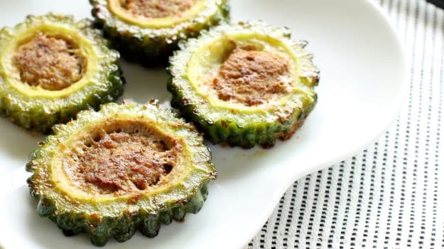 Stuffed Karela with Cheese