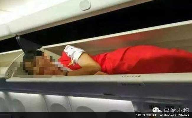 A Hazing Ritual Forced Chinese Female Flight Attendants into Overhead Bins