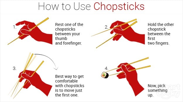 easy way to use chopsticks