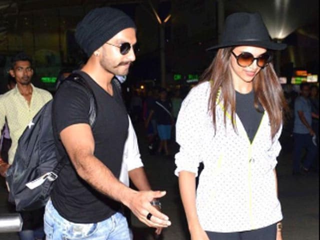 Deepika Padukone, Ranveer Singh's Aashiqui at the Airport