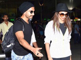 Deepika Padukone, Ranveer Singh's <i>Aashiqui</i> at the Airport Deepika Padukone, Ranveer Singh's <i>Aashiqui</i> at the Airport