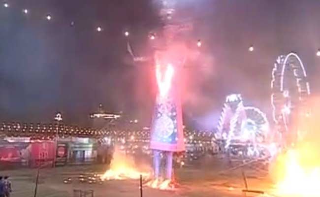Evil Goes Up in Smoke as Country Celebrates Dussehra