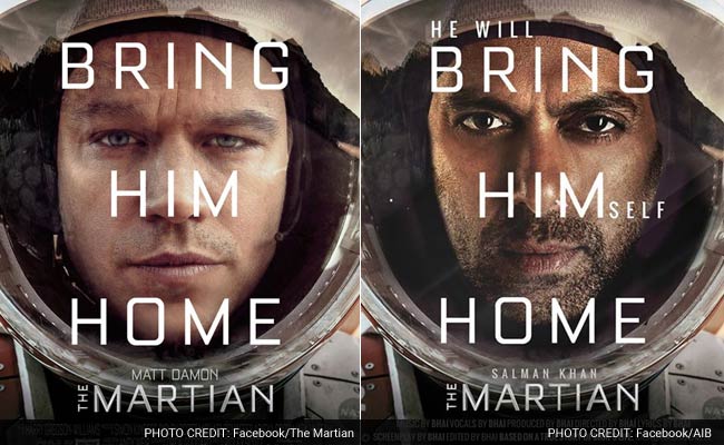 Ek Tha Martian. Salman Khan Will Bring Himself Home, in AIB's Poster