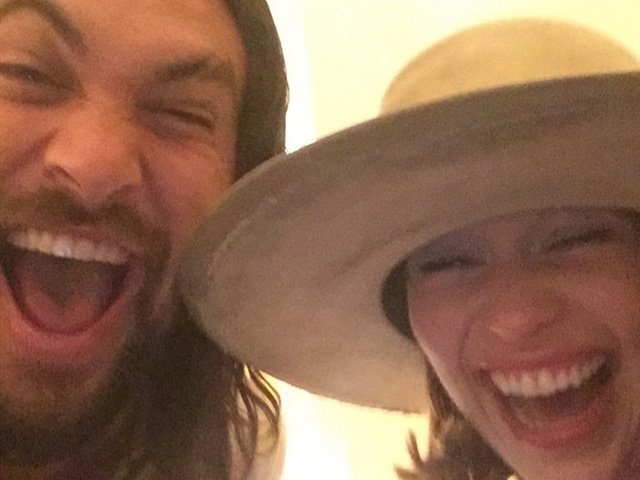 <i>Game of Thrones</i>' Khaleesi Reunites With Khal Drogo at Paris Fashion Week