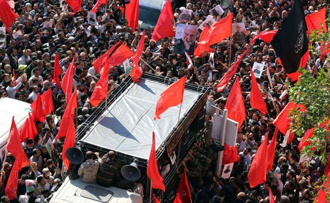 Iran General Did 80 Missions in Syria, Mourners Told Iran General Did 80 Missions in Syria, Mourners Told