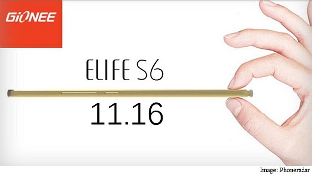 जियोनी एल्फी एस6 स्मार्टफोन 16 नवंबर को होगा लॉन्च