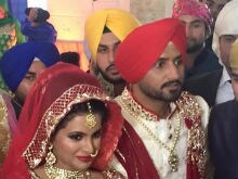 <i>Shaadi Mubarak</i>: Harbhajan Singh Marries Geeta Basra