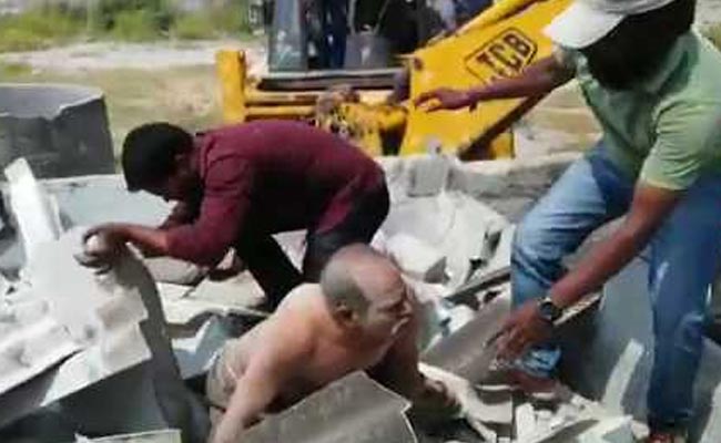 With 60-Year-Old Still Inside, Authorities Demolished His Home
