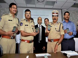 Hyderabad Traffic Police Launches Mobile App Hyderabad Traffic Police Launches Mobile App