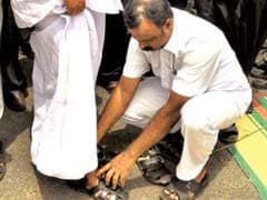 Kerala Speaker in Trouble After Aide Seen Helping Him With Shoes