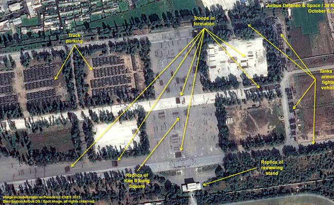 Taxis Parade Once-Empty Streets of North Korean Capital
