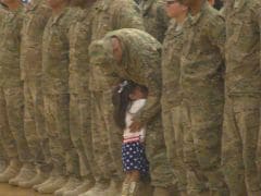 Daddy's Little Girl Interrupts Military Ceremony to Welcome Him Home