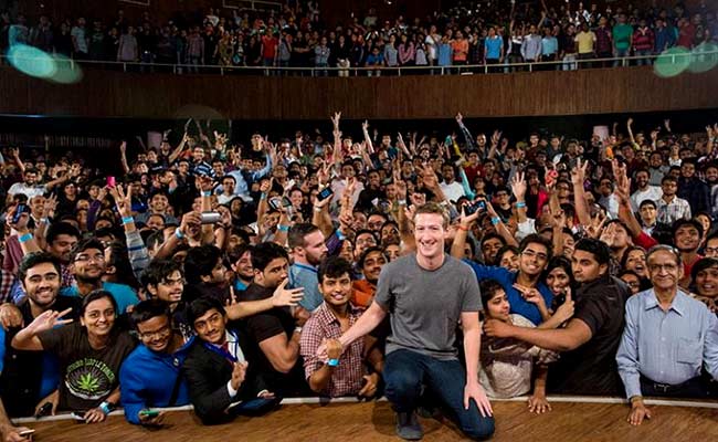 'Can't Connect The World Without Connecting India: Mark Zuckerberg at IIT Delhi