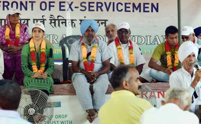 One Rank One Pension Protest: Ex-servicemen Boycott Air Force Day Function
