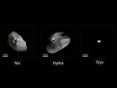 Pluto's Striking Surface And Unique Moon Rotations Revealed