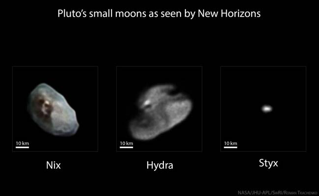 Pluto's Striking Surface And Unique Moon Rotations Revealed