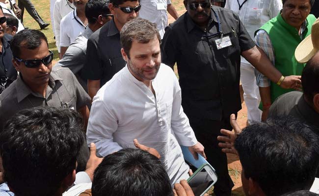 Suicides No Solution, Rahul Gandhi Tells Karnataka's Drought-Hit Farmers