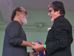 Amitabh Bachchan Had 'Great Company' on Saturday. So Did Rajinikanth Amitabh Bachchan Had 'Great Company' on Saturday. So Did Rajinikanth