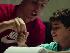 Cristiano Ronaldo's Son is Still Adorably Fascinated By Lionel Messi