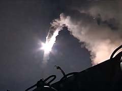 Russia Warships Fire Cruise Missiles to Back Syrian Army Offensive