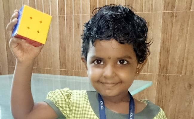 This 4-Year-Old Could be Chennai's Newest Rubik's Cube Champion