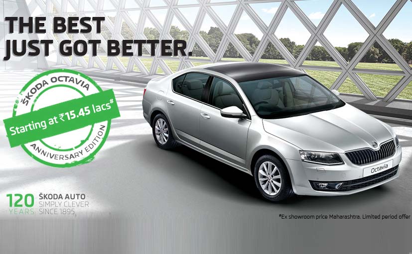 Skoda Octavia Anniversary Edition Launched in India; Priced at Rs. 15.45 Lakh