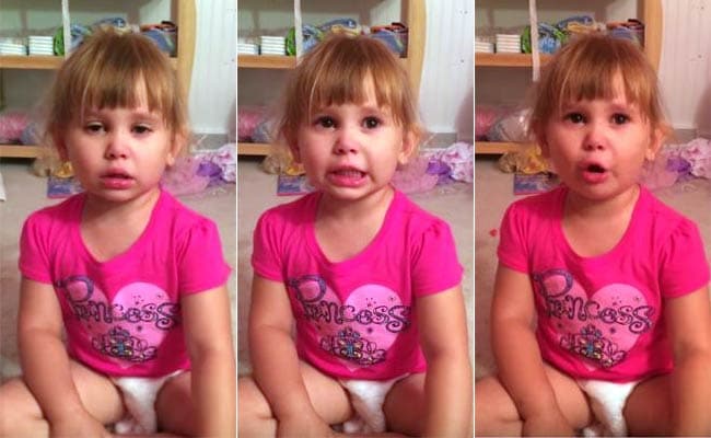 Three-Year-Old has Hilarious Explanation for Painting Barbie Blue