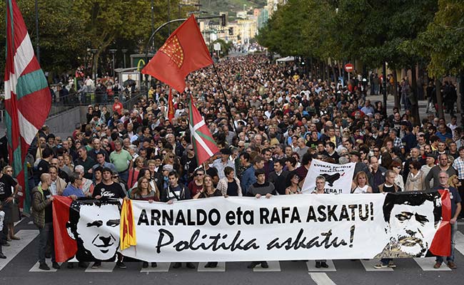 Thousands Rally in Spain for Release of Basque Separatists