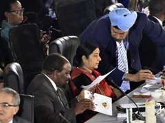 Sushma Swaraj Discusses Libya situation With Tunisian Counterpart