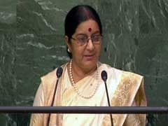 In Her UN Speech, Sushma Swaraj Hits Out at Pakistan