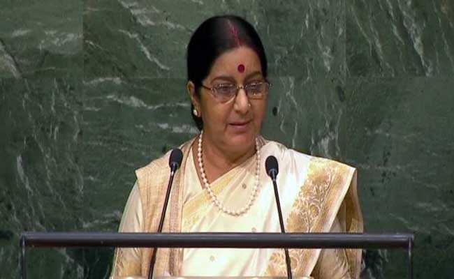 Nations That Provide Peacekeepers are Not Decision Makers: Sushma Swaraj at UN