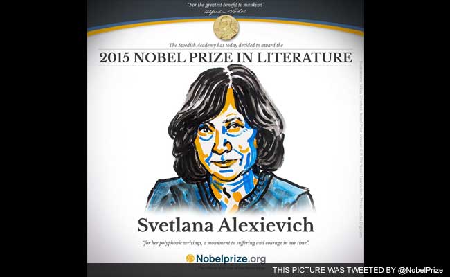 Belarus President Congratulates Dissident Writer for Nobel Prize