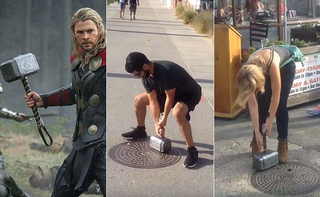 Can you Lift Thor's Hammer? Its Replica Maybe? Probably Not