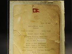 Titanic's Last Lunch Menu Sells For $88,000 at Auction