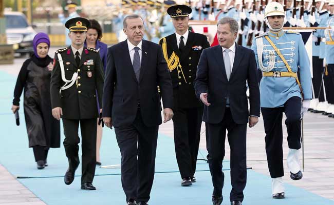 Turkish President Pays Homage at Ankara Bombing Site