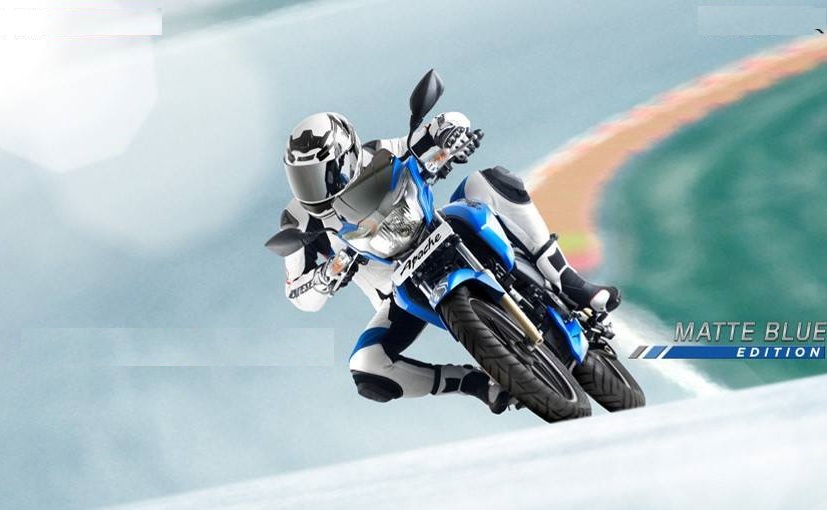 TVS Apache Matte Blue Edition Introduced