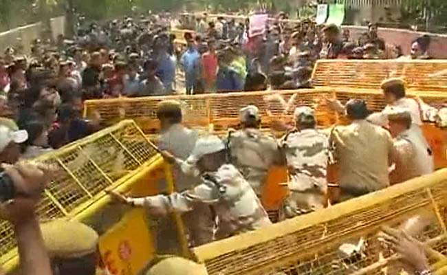 'Occupy UGC': Students in Delhi March to HRD Ministry, Detained