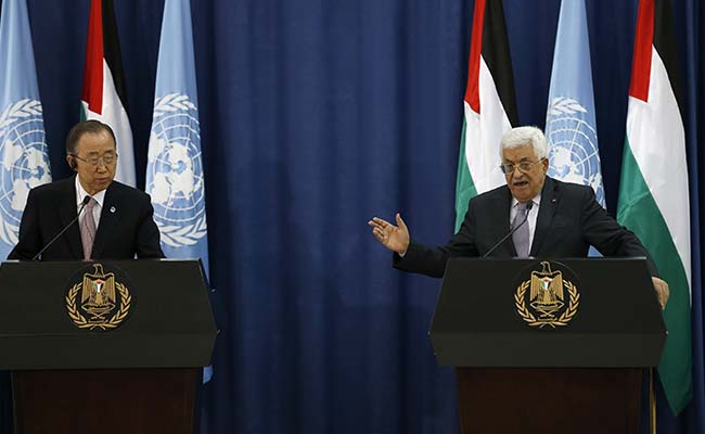 United Nations Chief Urges End to Violence as He Meets Mahmud Abbas