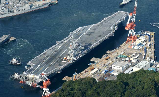 US Deploys More Advanced Aircraft Carrier to Boost Ties With Japan