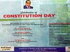 Delhi Government Apologises for Missing Words in Constitution Day Ads